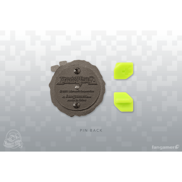 Аксесуари: Пін Psychonauts (Psychokinetic Raz Spinning Pin) від Fangamer у магазині GameBuy, номер фото: 1