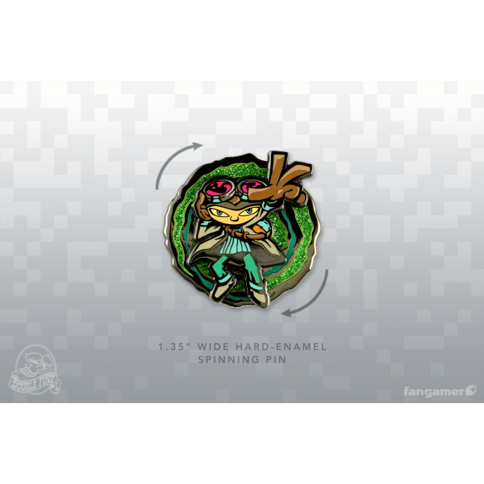 Аксесуари: Пін Psychonauts (Psychokinetic Raz Spinning Pin) від Fangamer у магазині GameBuy