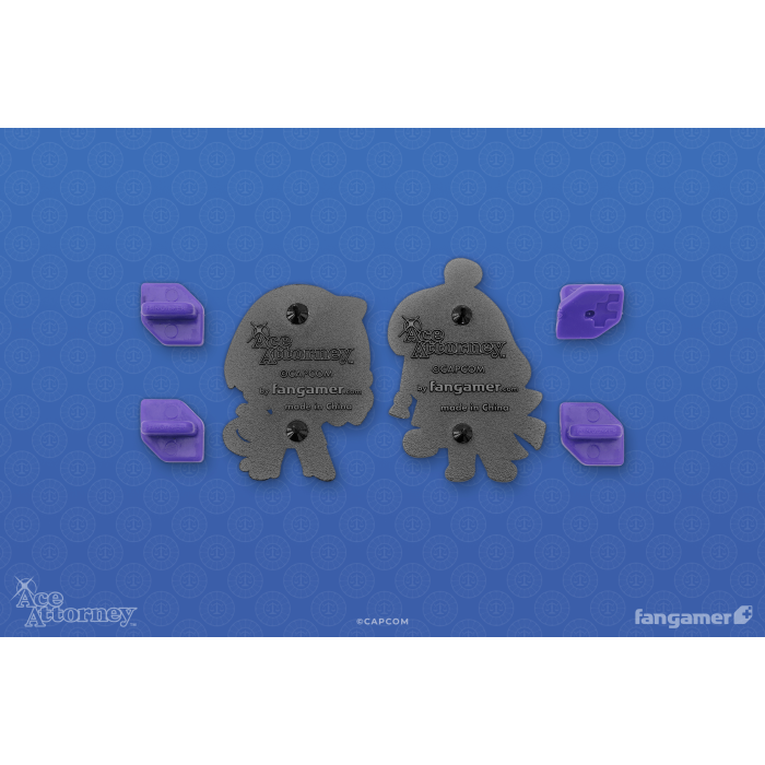 Аксессуары: Набор пинов Ace Attorney (Maya vs. Franziska Pin Set) от Fangamer в магазине GameBuy, номер фото: 1