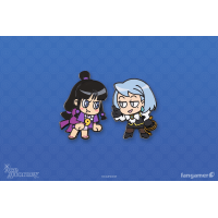 Набор пинов Ace Attorney (Maya vs. Franziska Pin Set)