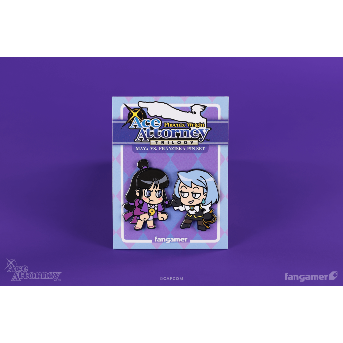 Аксессуары: Набор пинов Ace Attorney (Maya vs. Franziska Pin Set) от Fangamer в магазине GameBuy, номер фото: 2