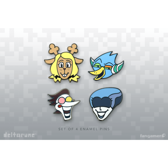 Аксессуары: Набор пинов DELTARUNE (Character Pin Set 3) от Fangamer в магазине GameBuy