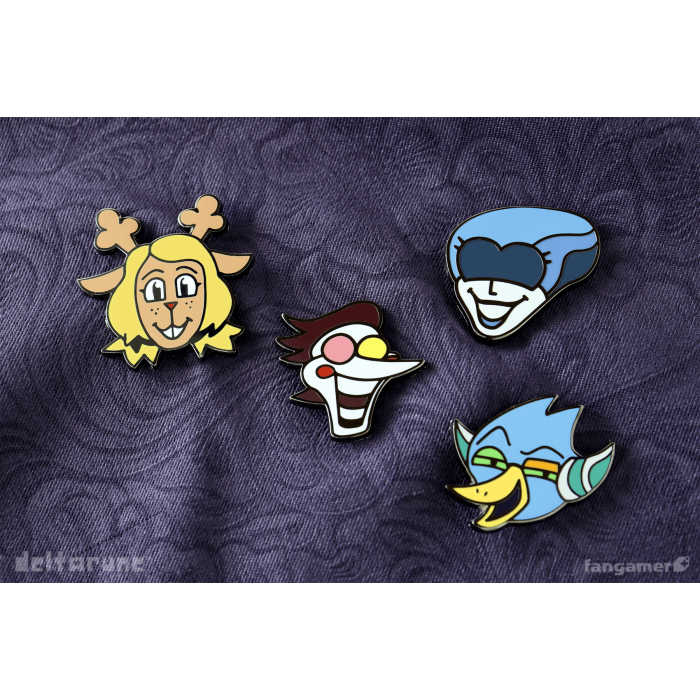 Аксессуары: Набор пинов DELTARUNE (Character Pin Set 3) от Fangamer в магазине GameBuy, номер фото: 2