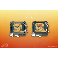 Пін Street Fighter (Street Fighter Buddies Lenticular Pin: Sagat)