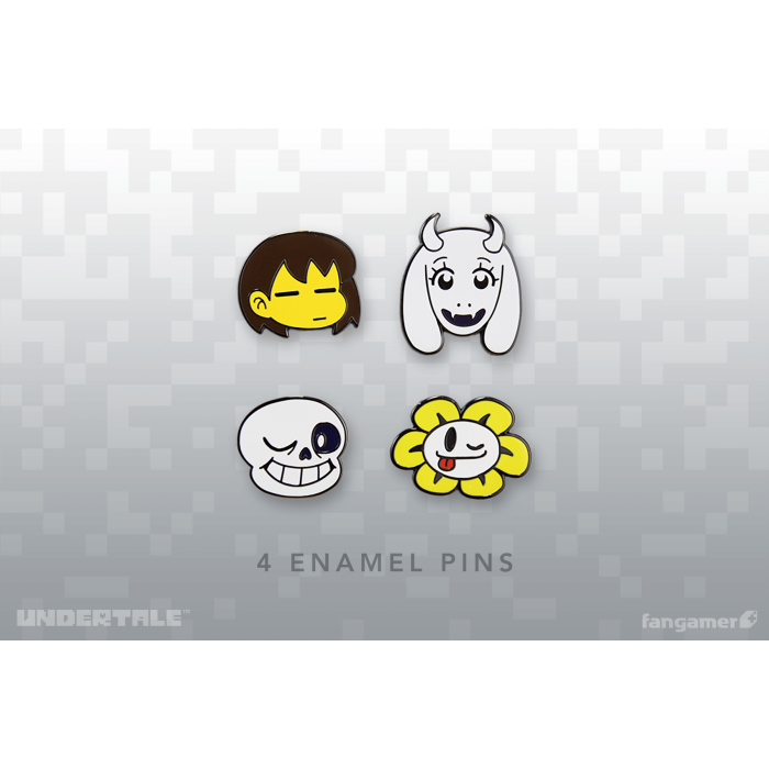Аксессуары: Набор пинов UNDERTALE (Character Pins Set 1) от Fangamer в магазине GameBuy