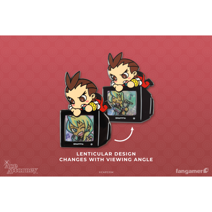 Аксесуари: Пін Ace Attorney (Let's Rock! Lenticular Pin) від Fangamer у магазині GameBuy