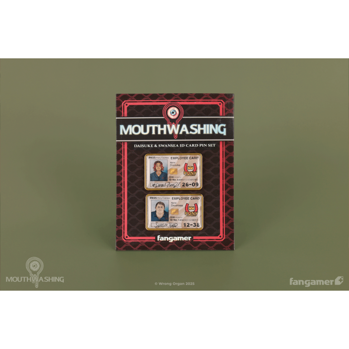 Аксесуари: Пін MOUTHWASHING (Daisuke and Swansea ID Card Pin Set) від Fangamer у магазині GameBuy, номер фото: 2