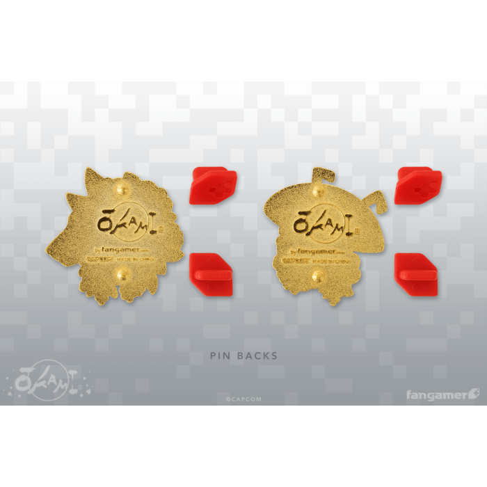 Аксессуары: Набор пинов Okami (Hana Valley Enamel Pin Set) от Fangamer в магазине GameBuy, номер фото: 1