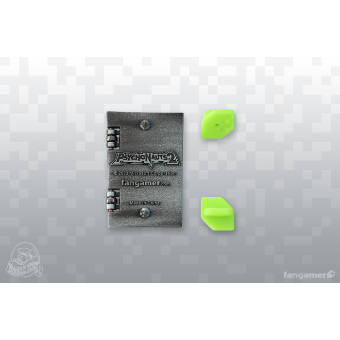 Аксесуари: Пін Psychonauts 2 - Psycho-Portal Hinged Lenticular Pin від Fangamer у магазині GameBuy, номер фото: 1