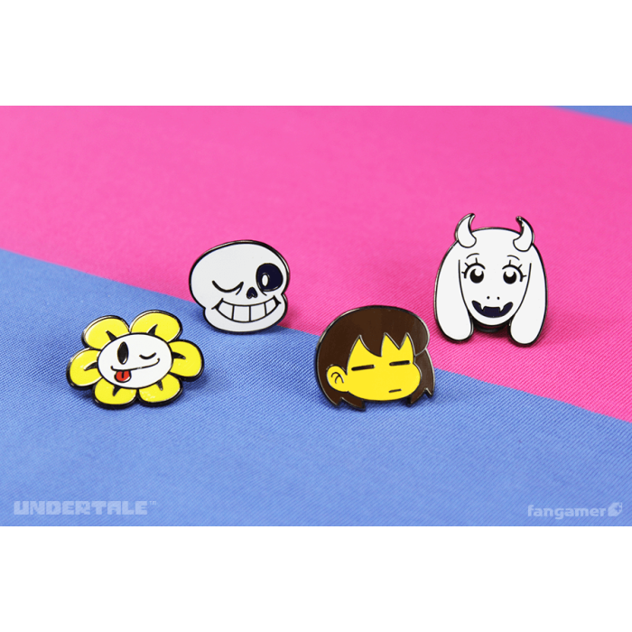 Аксессуары: Набор пинов UNDERTALE (Character Pins Set 1) от Fangamer в магазине GameBuy, номер фото: 3