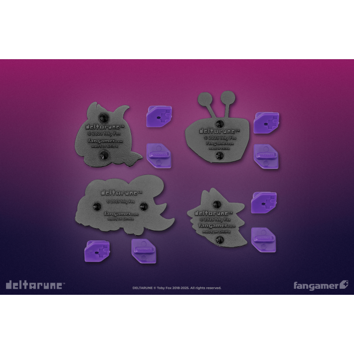 Аксессуары: Набор пинов DELTARUNE (DELTARUNE Character Pin Set 4) от Fangamer в магазине GameBuy, номер фото: 1