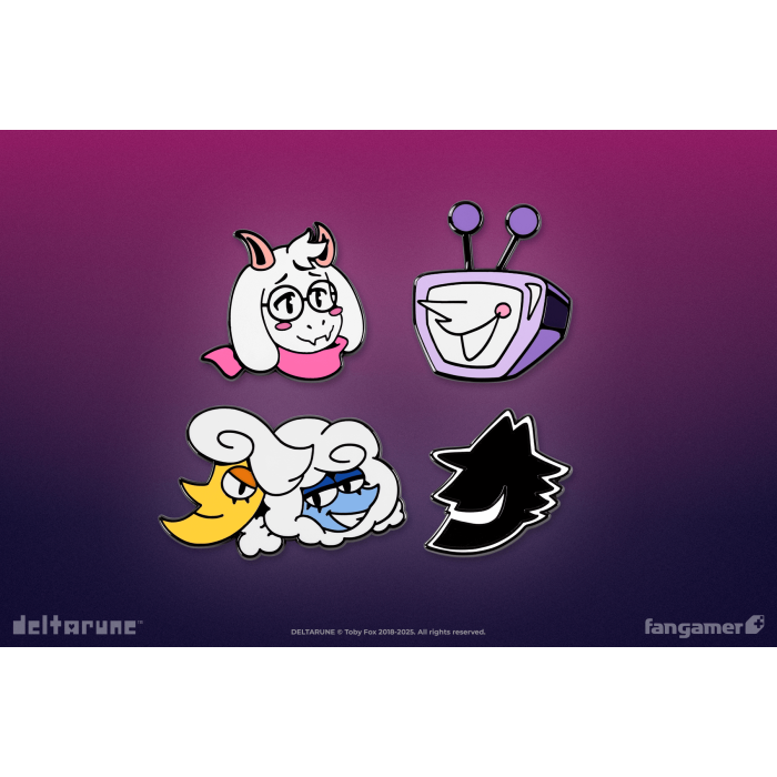 Аксессуары: Набор пинов DELTARUNE (DELTARUNE Character Pin Set 4) от Fangamer в магазине GameBuy