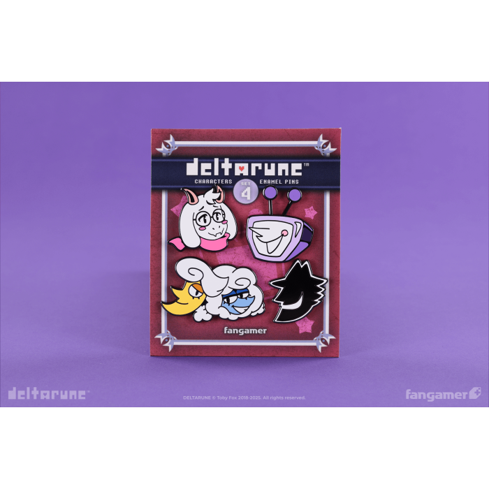 Аксессуары: Набор пинов DELTARUNE (DELTARUNE Character Pin Set 4) от Fangamer в магазине GameBuy, номер фото: 2