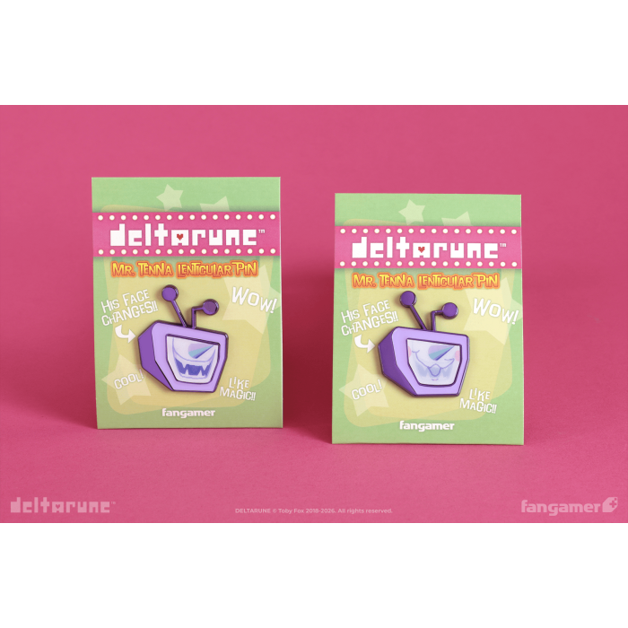 Аксесуари: Пін DELTARUNE (Mr. Tenna Lenticular Pin) від Fangamer у магазині GameBuy, номер фото: 2