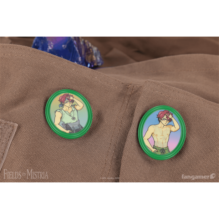 Аксессуары: Пин Fields of Mistria (March Lenticular Pin) от Fangamer в магазине GameBuy, номер фото: 3