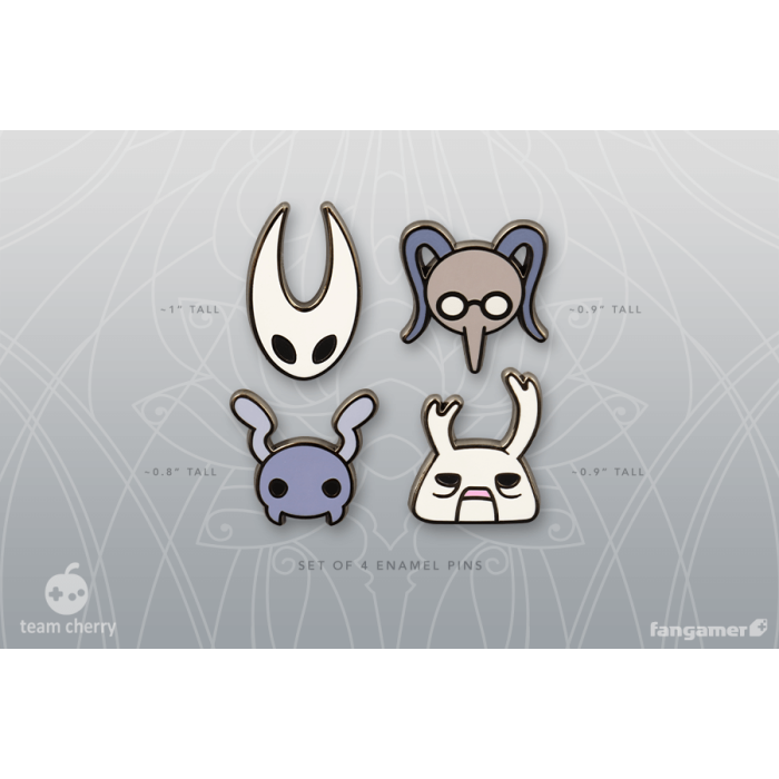 Аксессуары: Набор пинов Hollow Knight (Bug Heads Pin Set: Series 2) от Fangamer в магазине GameBuy