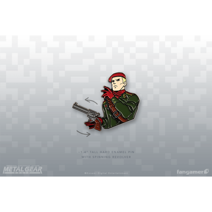 Аксесуари: Пін Metal Gear Solid (Revolving Ocelot Pin) від Fangamer у магазині GameBuy