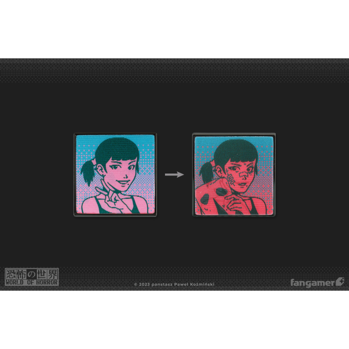 Аксессуары: Пин World of Horror (Doomed Already Lenticular Pin) от Fangamer в магазине GameBuy