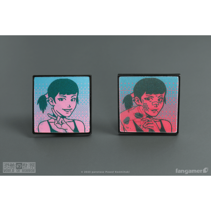 Аксессуары: Пин World of Horror (Doomed Already Lenticular Pin) от Fangamer в магазине GameBuy, номер фото: 1