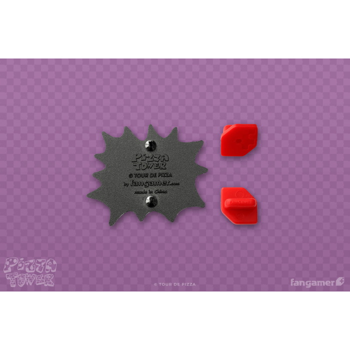 Аксесуари: Пін Pizza Tower (Strike A Pose Lenticular Pin) від Fangamer у магазині GameBuy, номер фото: 1