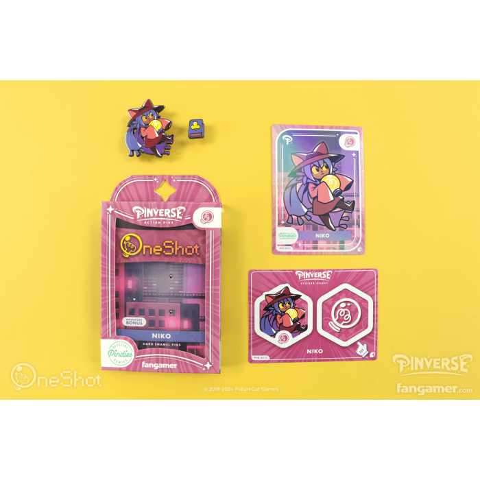 Аксессуары: Набор пінів OneShot (Niko Pin Pack) от Fangamer в магазине GameBuy, номер фото: 4
