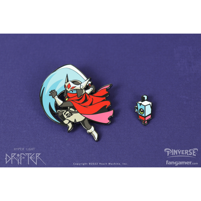 Аксесуари: Пін Hyper Light Drifter (The Drifter Pin Pack) від Fangamer у магазині GameBuy, номер фото: 1