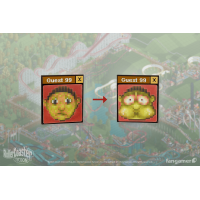 Пин RollerCoaster Tycoon ("I feel sick." Lenticular Pin)