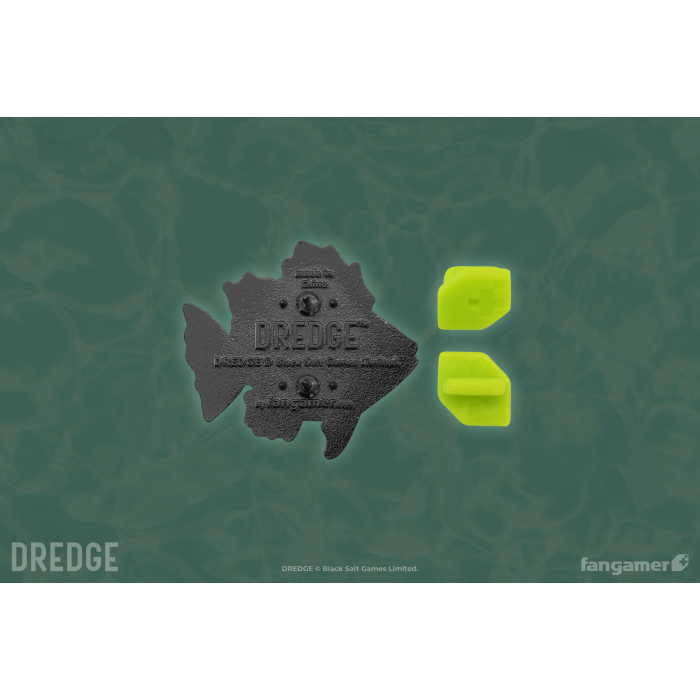 Аксессуары: Пин DREDGE (Voltaic Grouper Glow-in-the-Dark Pin) от Fangamer в магазине GameBuy, номер фото: 1