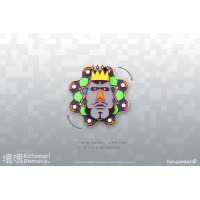 Пін Katamari Damacy (King of All Cosmos Spinning Pin)