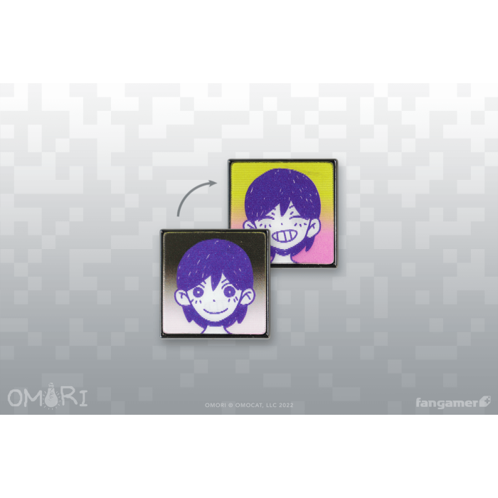 Аксессуары: Пин OMORI (Happy Kel Lenticular Pin) от Fangamer в магазине GameBuy