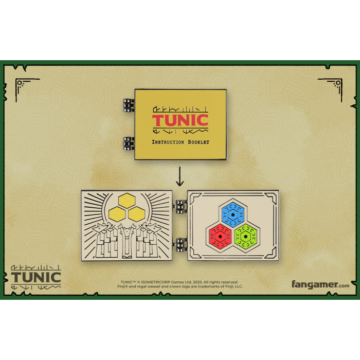Аксесуари: Пін TUNIC (Instruction Booklet Hinged Pin) від Fangamer у магазині GameBuy
