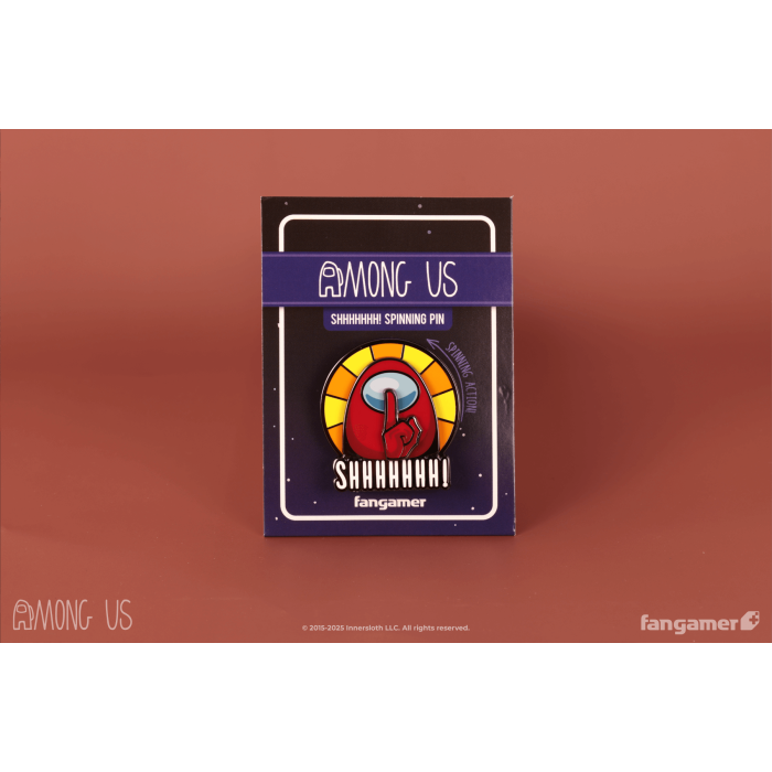 Аксесуари: Пін Among Us (Shhhhhhh! Spinning Pin) від Fangamer у магазині GameBuy, номер фото: 1