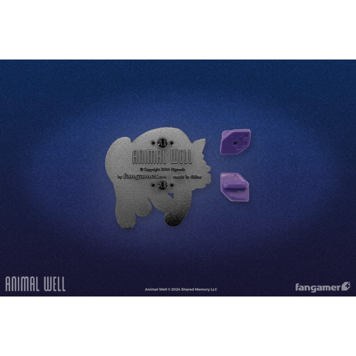 Аксесуари: Пін Animal Well (Ghost Lenticular Pin) від Fangamer у магазині GameBuy, номер фото: 1