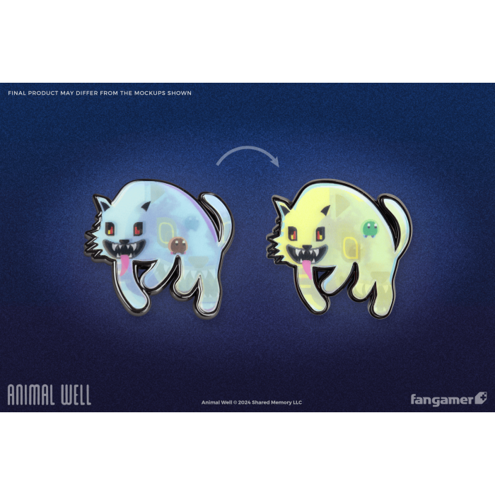 Аксесуари: Пін Animal Well (Ghost Lenticular Pin) від Fangamer у магазині GameBuy