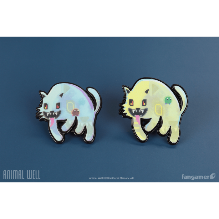 Аксесуари: Пін Animal Well (Ghost Lenticular Pin) від Fangamer у магазині GameBuy, номер фото: 3