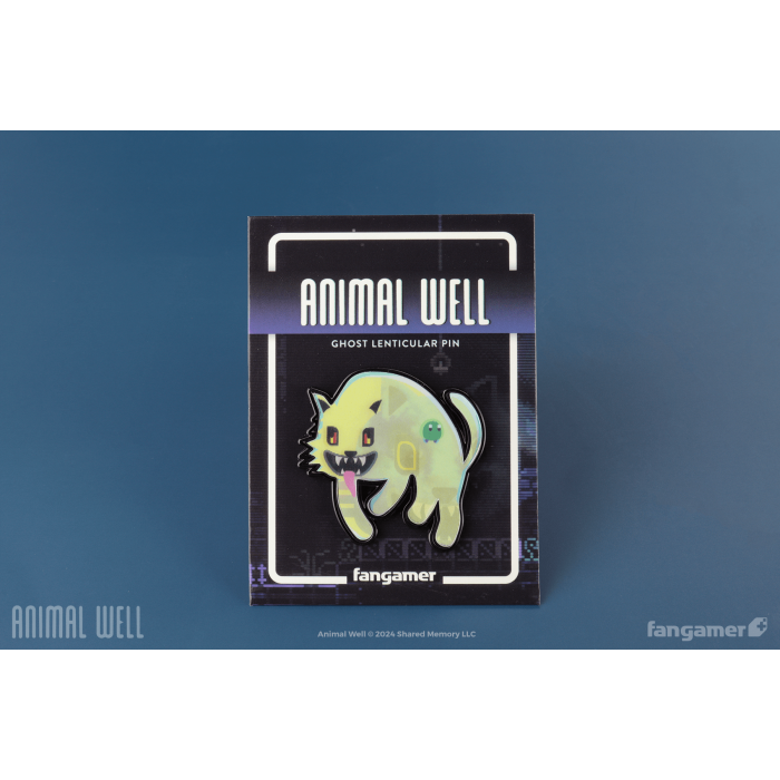 Аксесуари: Пін Animal Well (Ghost Lenticular Pin) від Fangamer у магазині GameBuy, номер фото: 2