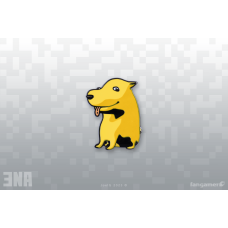 Пин ENA (Hourglass Dog Pin)