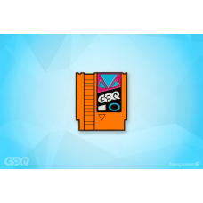 Пин Games Done Quick (GDQ NES Cart Enamel Pin)