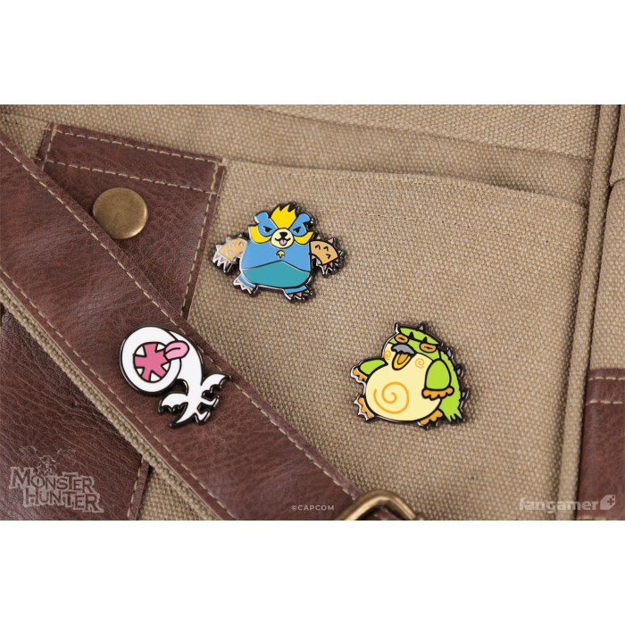 Аксесуари: Набір пінів Monster Hunter (Wonk Monster Enamel Pin Set 2) від Fangamer у магазині GameBuy, номер фото: 2