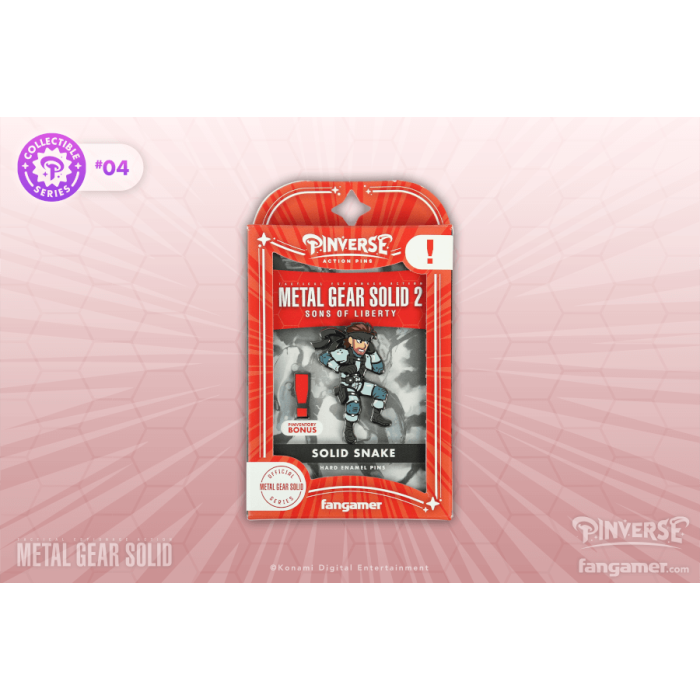 Аксесуари: Пін Metal Gear Solid (Solid Snake Pin Pack) від Fangamer у магазині GameBuy