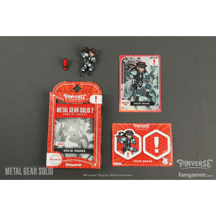 Аксесуари: Пін Metal Gear Solid (Solid Snake Pin Pack) від Fangamer у магазині GameBuy, номер фото: 4