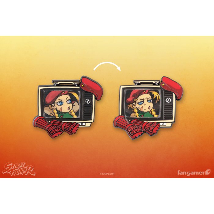 Аксесуари: Пін Street Fighter (Street Fighter Buddies Lenticular Pin: Cammy) від Fangamer у магазині GameBuy
