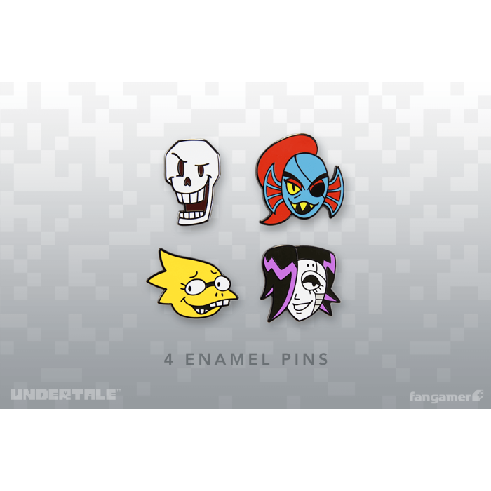 Аксессуары: Набор пинов UNDERTALE (Character Pins Set 2) от Fangamer в магазине GameBuy