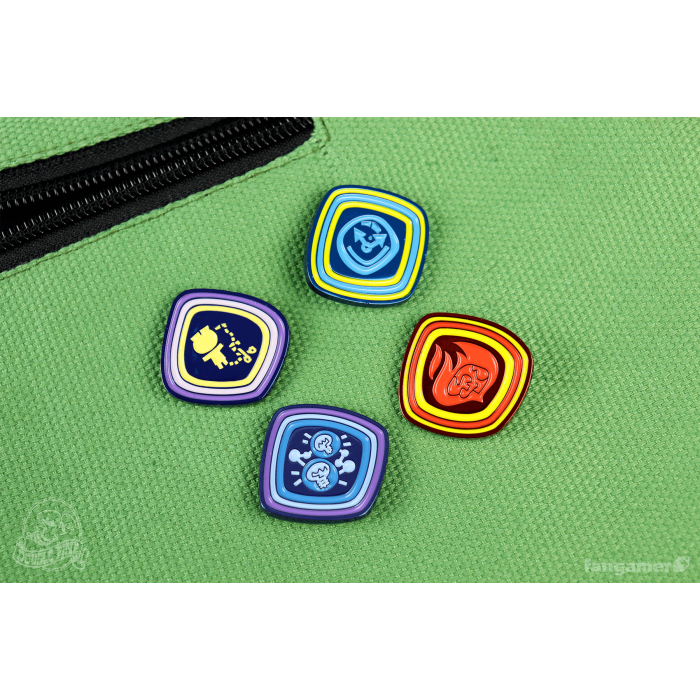 Аксессуары: Набор пинов Psychonauts (Psychonauts 2 Merit Badge Pin Set 1) от Fangamer в магазине GameBuy, номер фото: 1