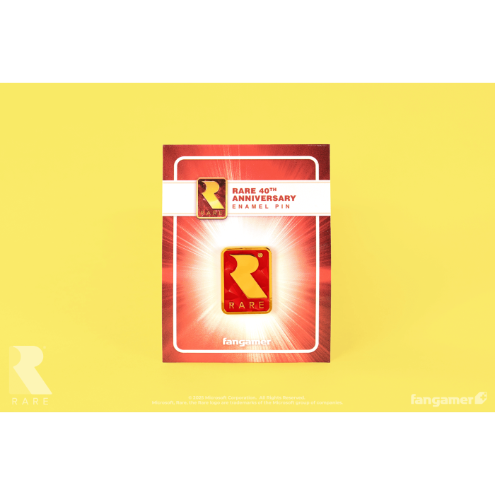 Аксессуары: Пин Rare (Rare 40th Anniversary Commemorative Pin) от Fangamer в магазине GameBuy, номер фото: 1