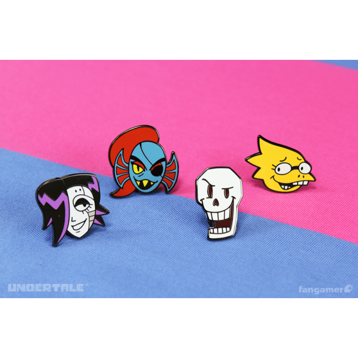 Аксессуары: Набор пинов UNDERTALE (Character Pins Set 2) от Fangamer в магазине GameBuy, номер фото: 3