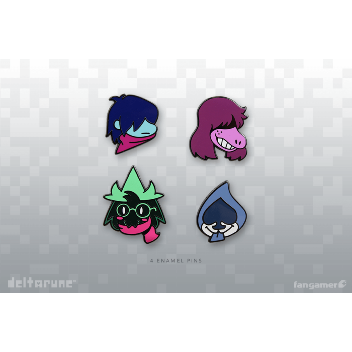 Аксессуары: Набор пинов DELTARUNE (Fun Gang Pin Set 1) от Fangamer в магазине GameBuy