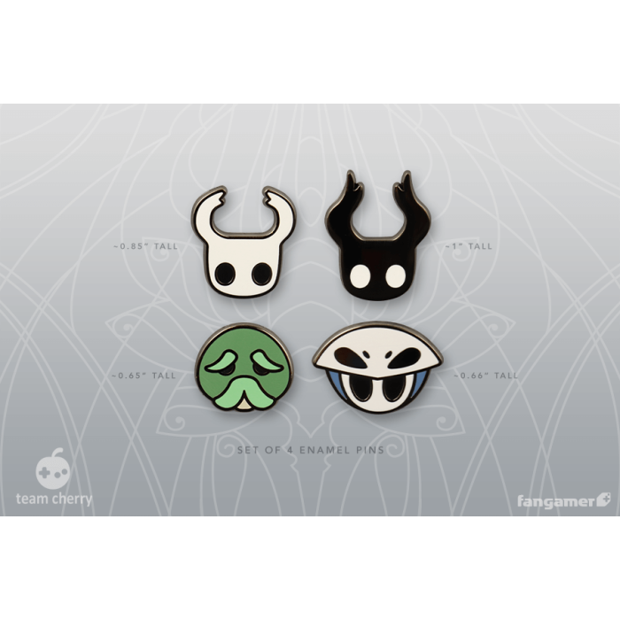Аксессуары: Набор пинов Hollow Knight (Bug Heads Pin Set: Series 1) от Fangamer в магазине GameBuy