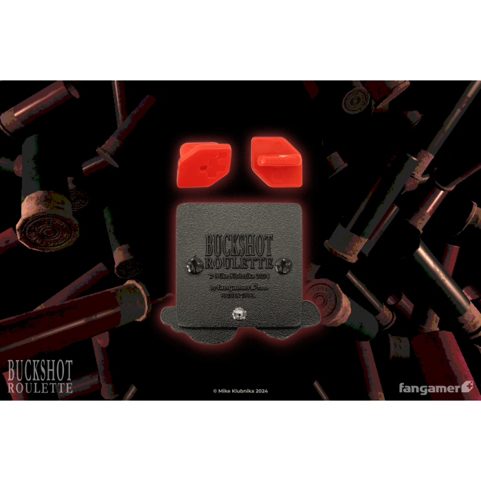 Аксессуары: Пин Buckshot Roulette (The Dealer Pin) от Fangamer в магазине GameBuy, номер фото: 1