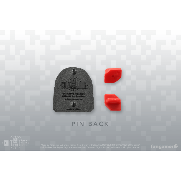 Аксесуари: Пін Cult of the Lamb (Commandment Stone Pin) від Fangamer у магазині GameBuy, номер фото: 1